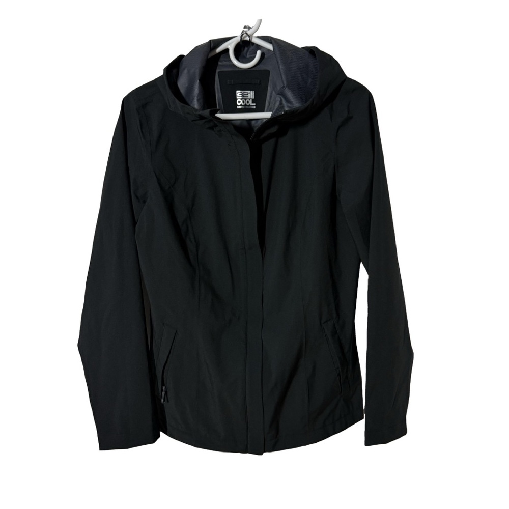 Women's 32 Degrees Black Rain Jacket, S